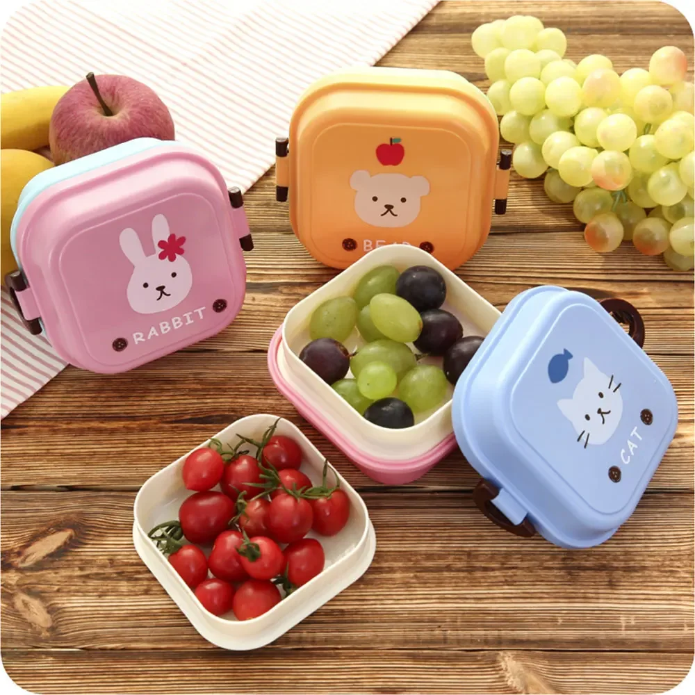 Camping Cooking Sets - Children's Mini Cute Cartoon Food Storage
