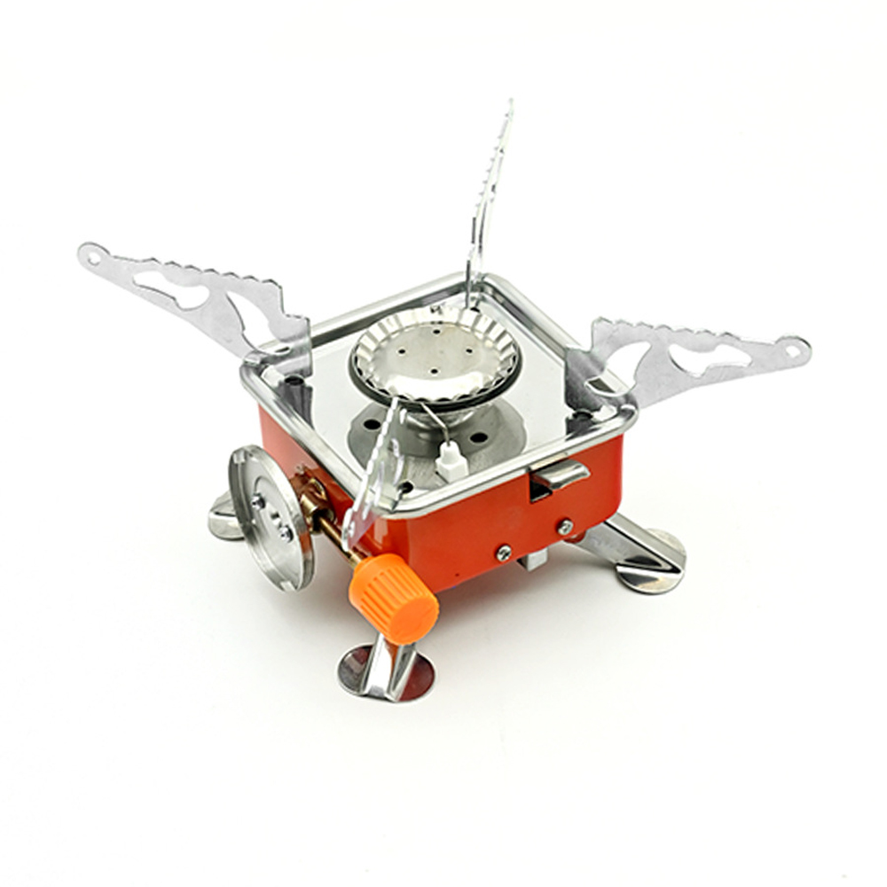 Camping Cooking No Gas - Portable Burner Camping Foldable Windproof Outdoor