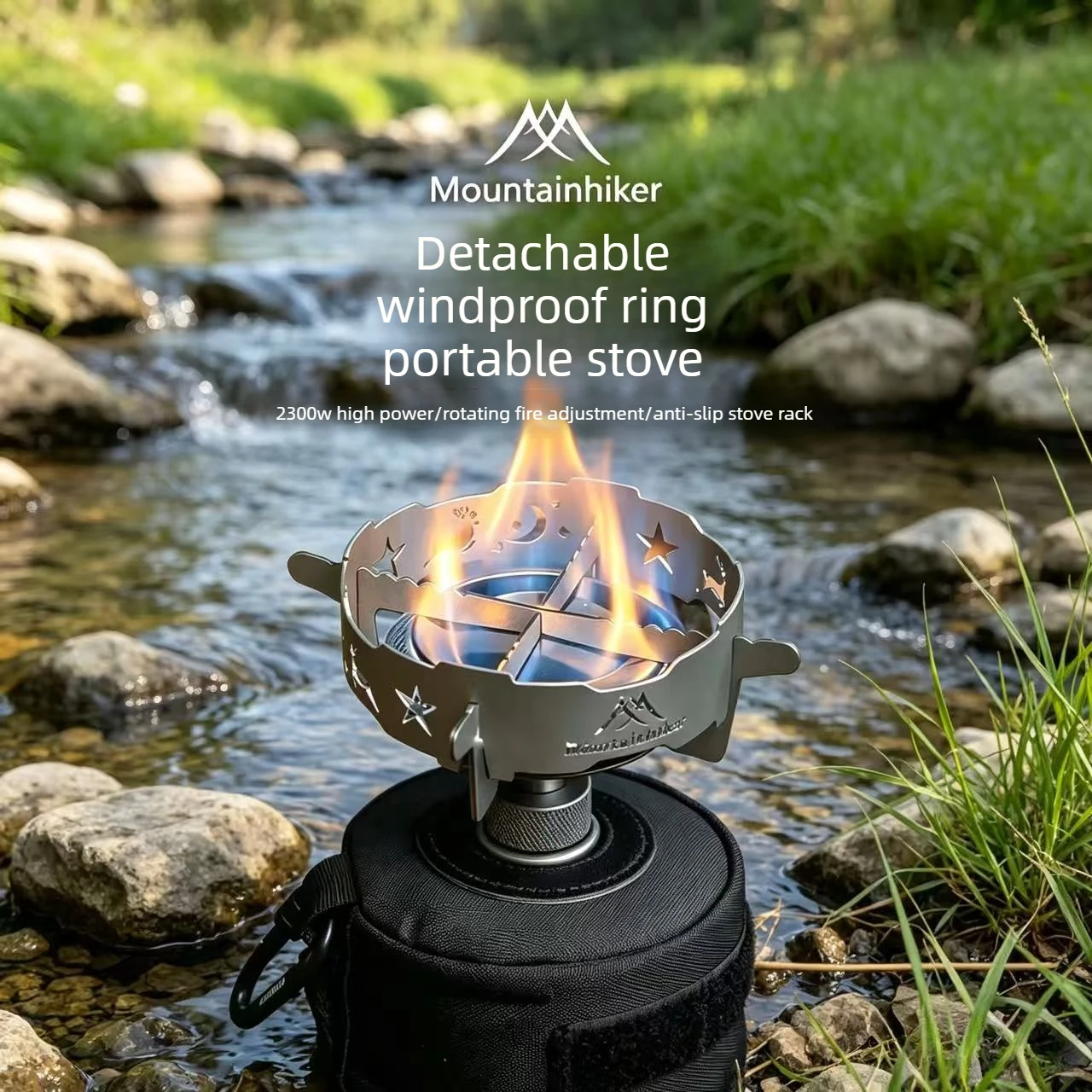 Camping Cooking No Gas - Camping Stove Detachable Windproof Ring Outdoor