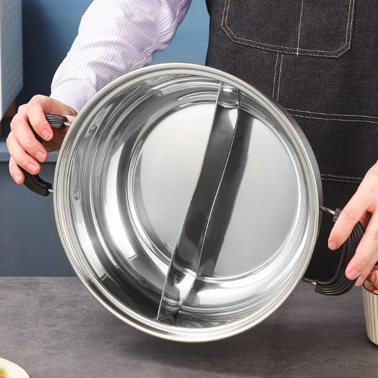 Camping Cooking Area - Hot Pot with Divider Cooking Pot