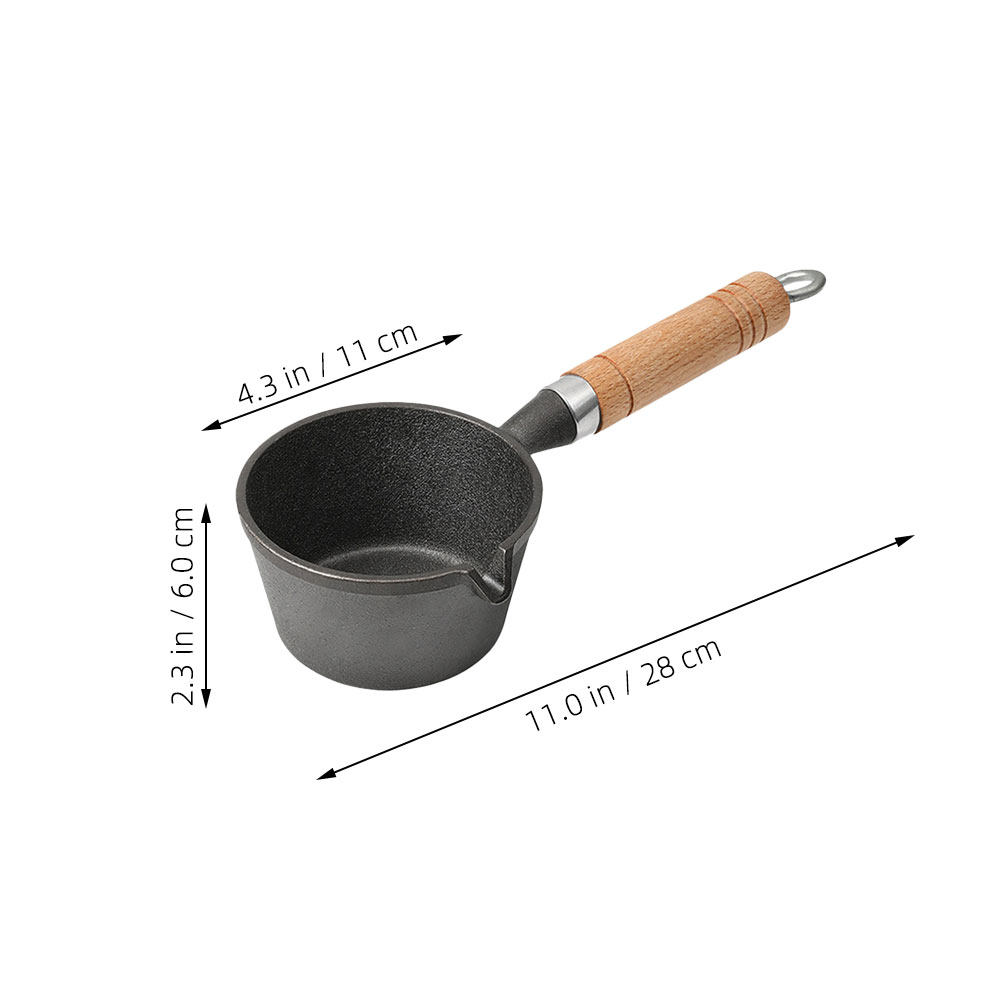 Mini Cast Iron Saucepan Style  - Camping Cooking Flat Top 评论和价格