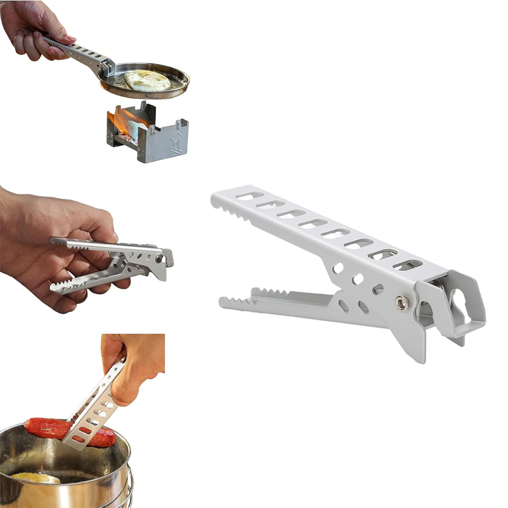 Outdoor Heat-resistant Pot Gri - Camping Cooking Accessories Set 评论和价格