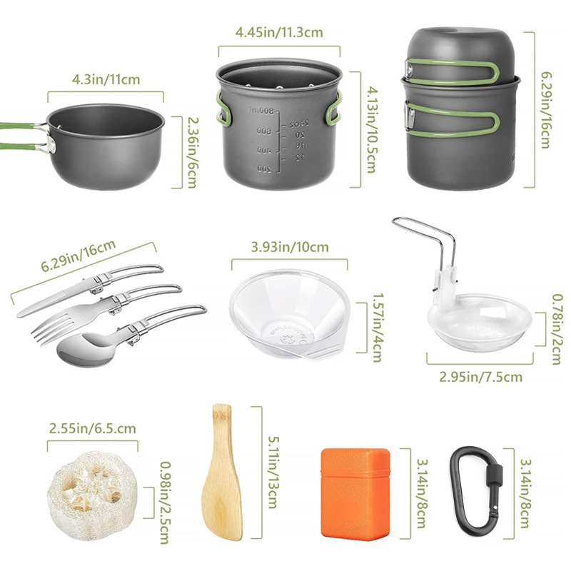 Camping Cookware Kit, Camping  - Camping Cooking Multi Tool 评论和价格