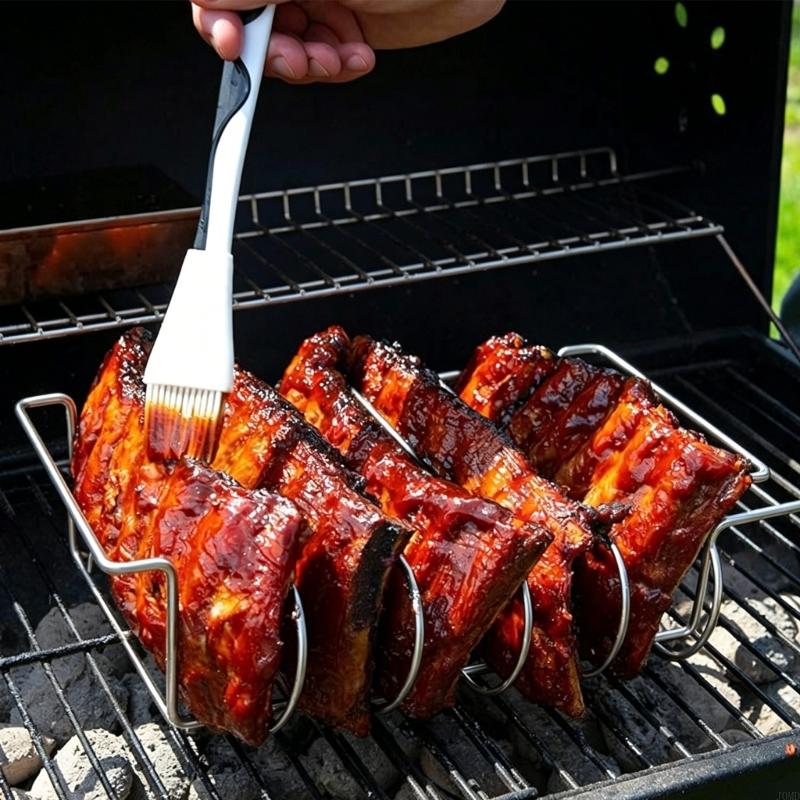 Stainless Steel Nonstick Grill - Camping Cooking Vegetables 评论和价格