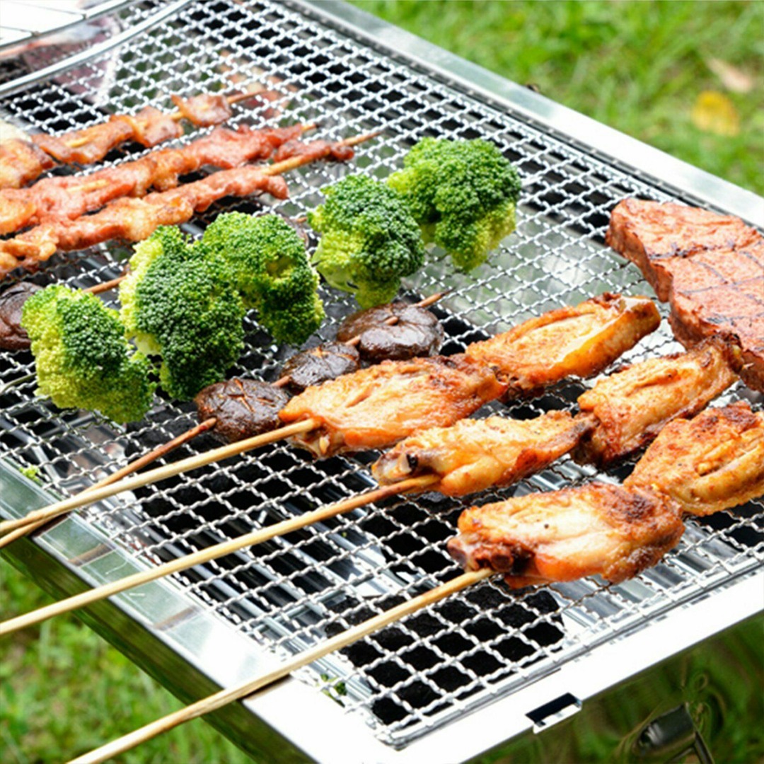 1pcs/2pcs 50 * 38cm BBQ Grill  - Camping Cooking Vegetables 评论和价格