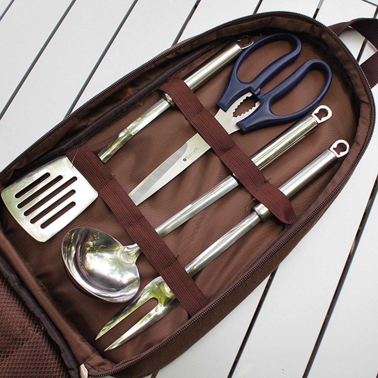 7pcs Camping Kitchen Utensil S - Camping Cooking Pack 评论和价格