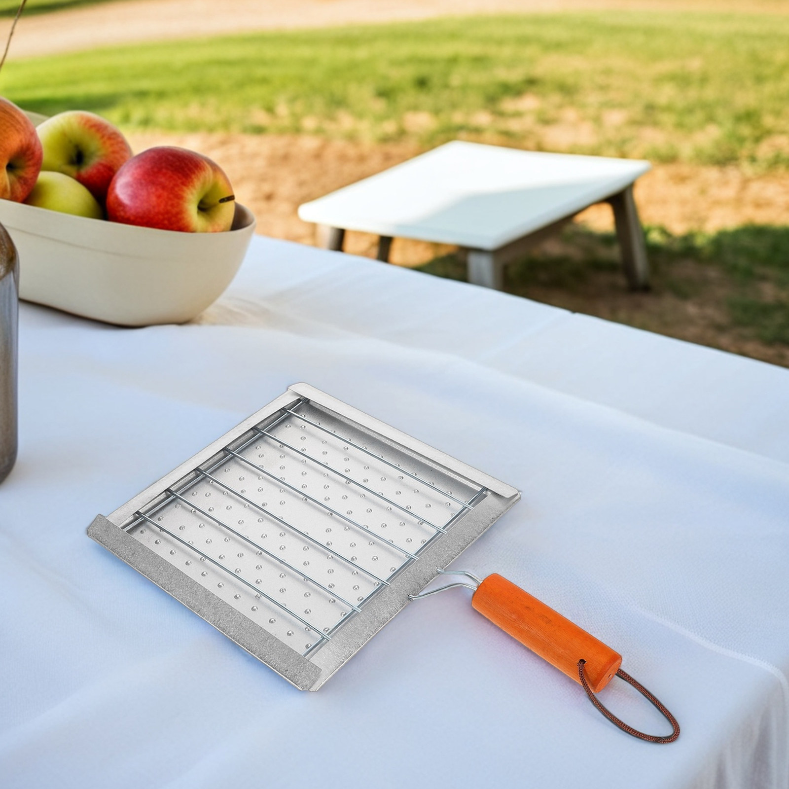 Portable Square Wooden Handle  - Camping Cooking Vegetables 评论和价格