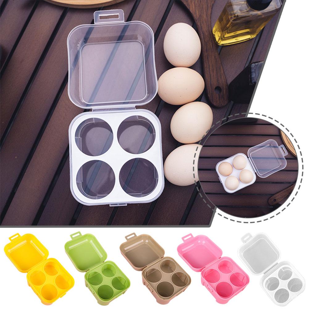 4 Grid Egg Storage Box Portabl - Camping Cooking Utensil Holder 评论和价格