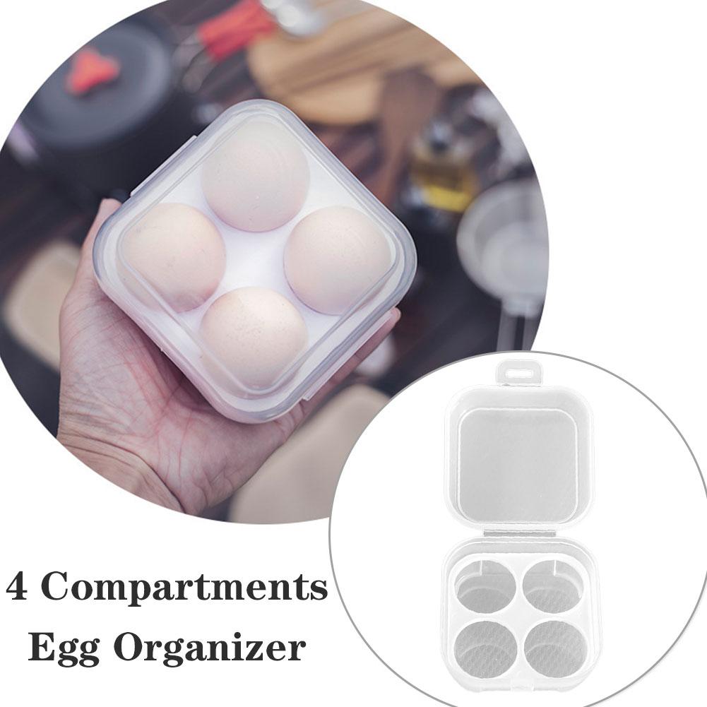 4 Grid Egg Storage Box Portabl - Camping Cooking Utensil Holder 评论和价格