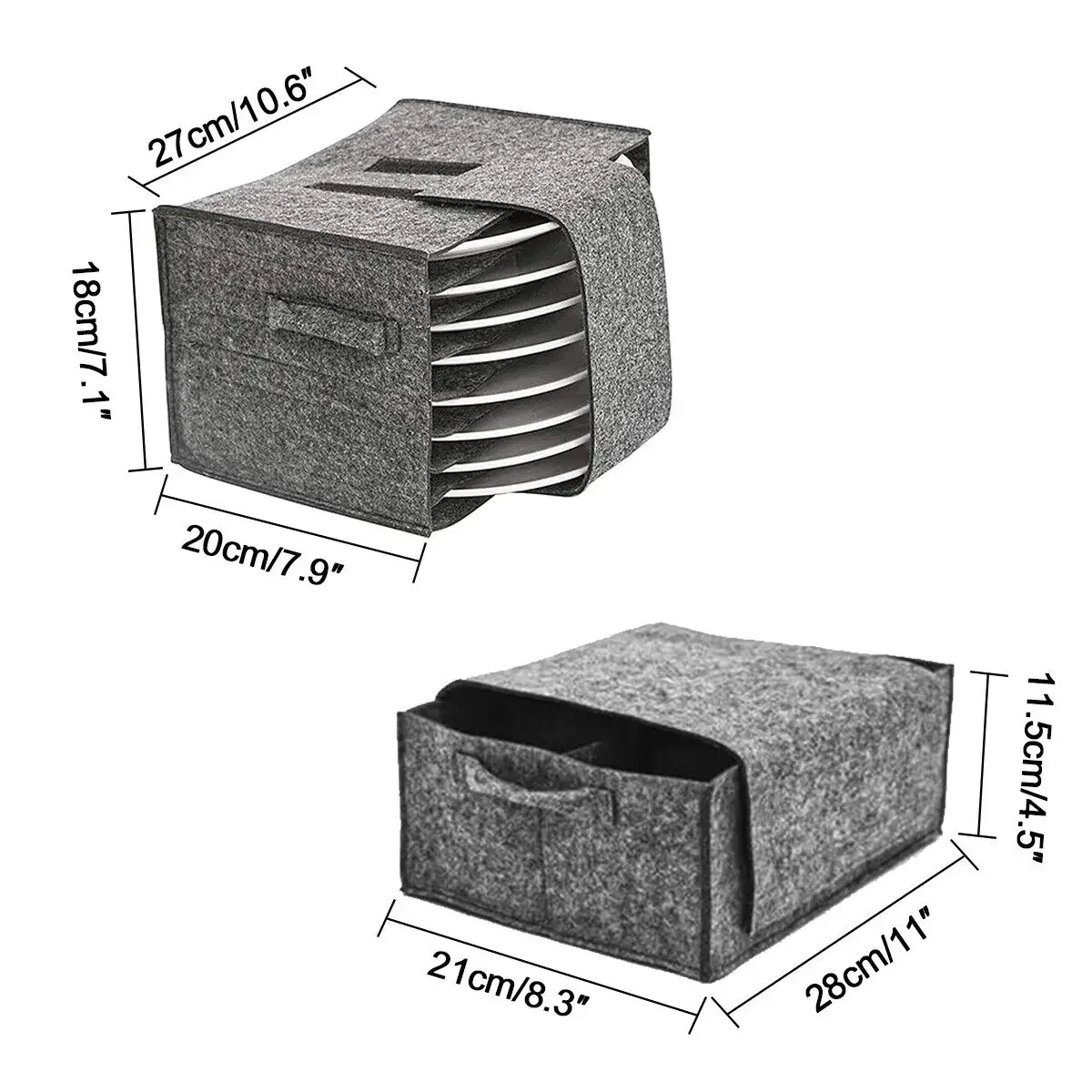 Felt Plate Dish Cup Storage Ba - Camping Cooking Utensil Holder 评论和价格