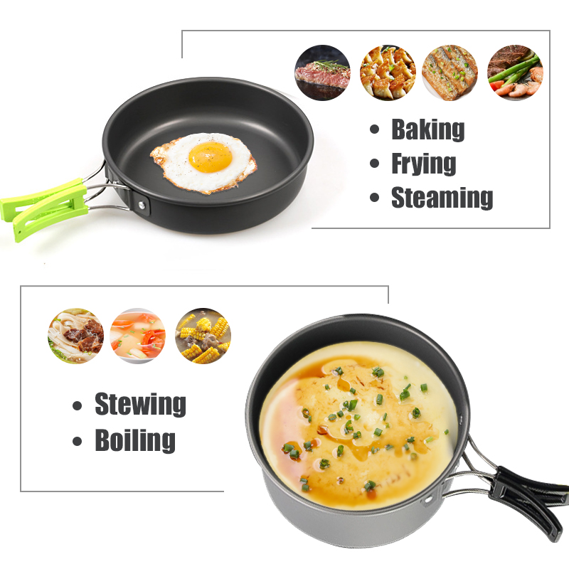 WESTTUNE Camping Cookware Kit  - Camping Cooking Accessories Set 评论和价格