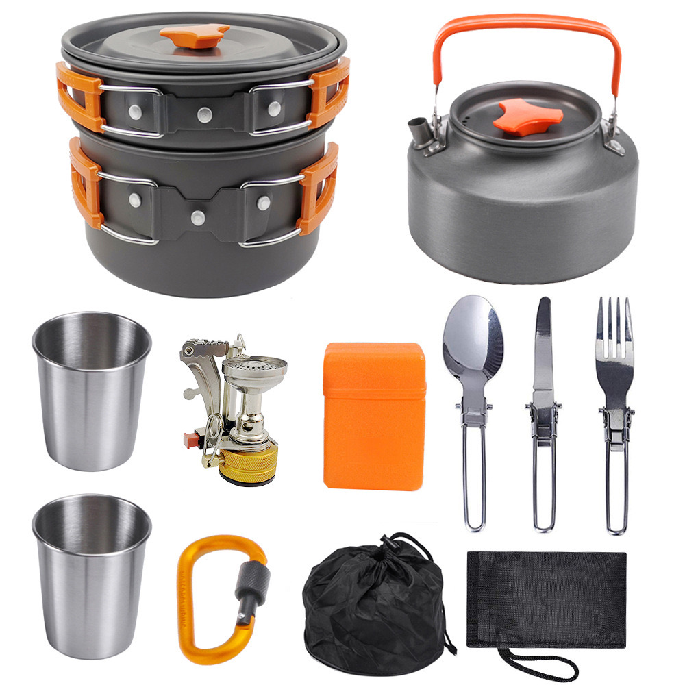 Outdoor camping cooking set ou - Camping Cooking Vegetables 评论和价格