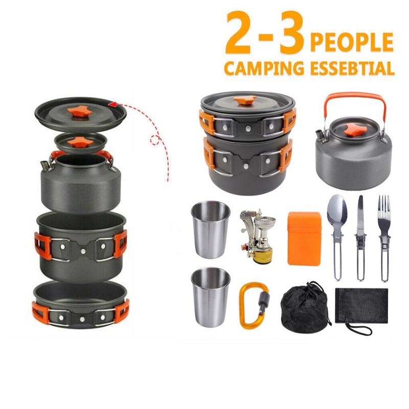 Outdoor camping cooking set ou - Camping Cooking Vegetables 评论和价格