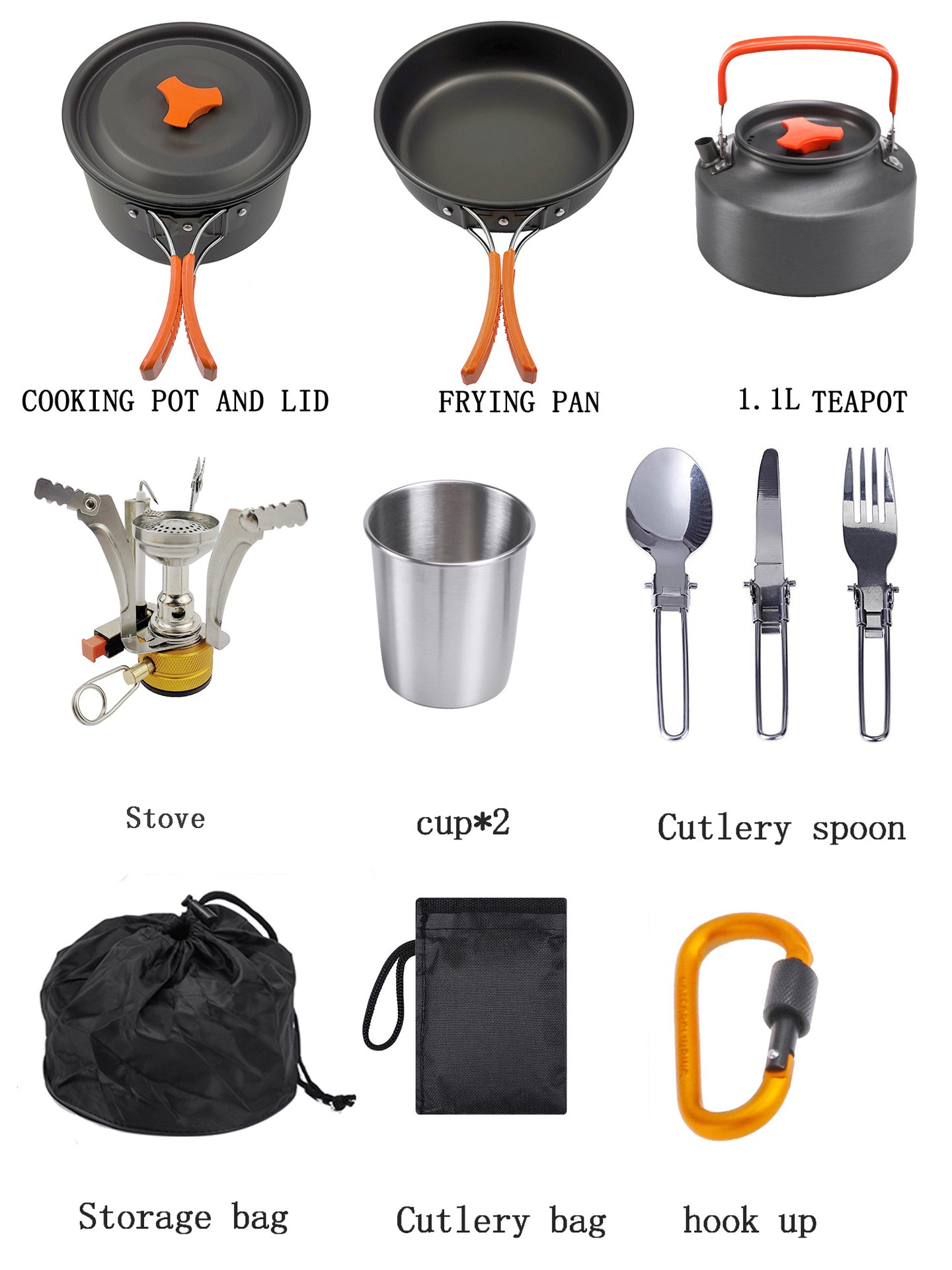 Outdoor camping cooking set ou - Camping Cooking Vegetables 评论和价格