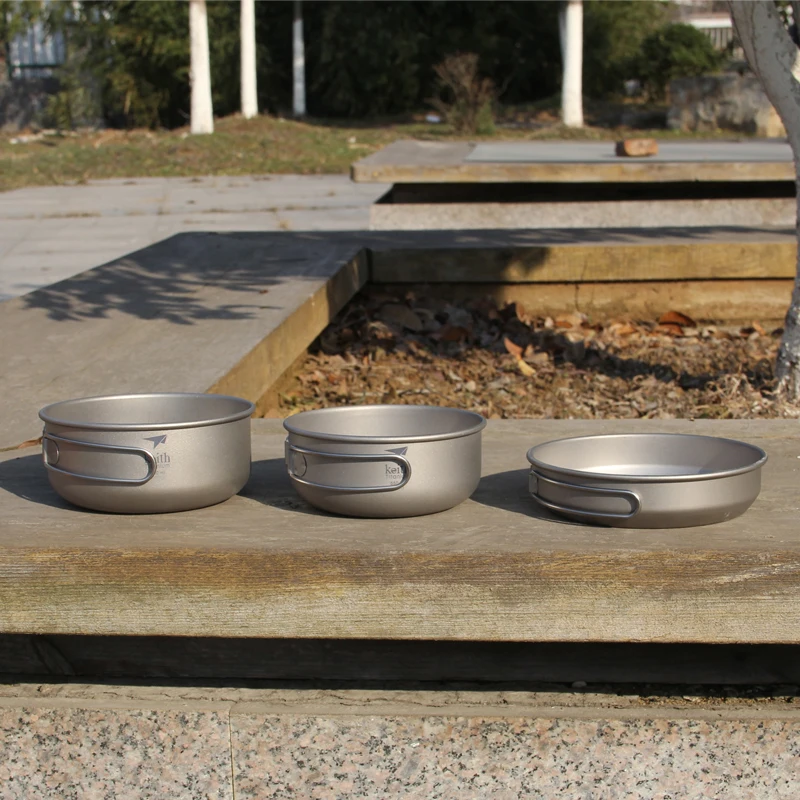 Keith 3PCS Titanium Cookware P - Camping Cooking Sets 评论和价格