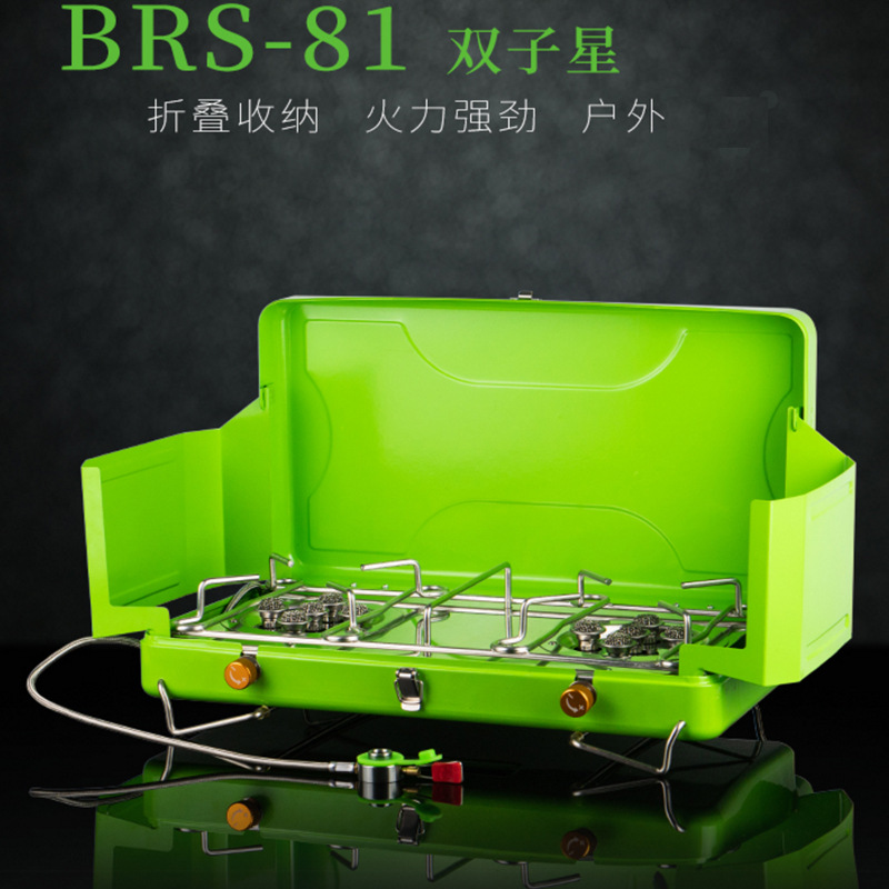 AOLIVIYA Portable Dual Stove B - Camping Cooking Gas Stove Portable Tool 评论和价格