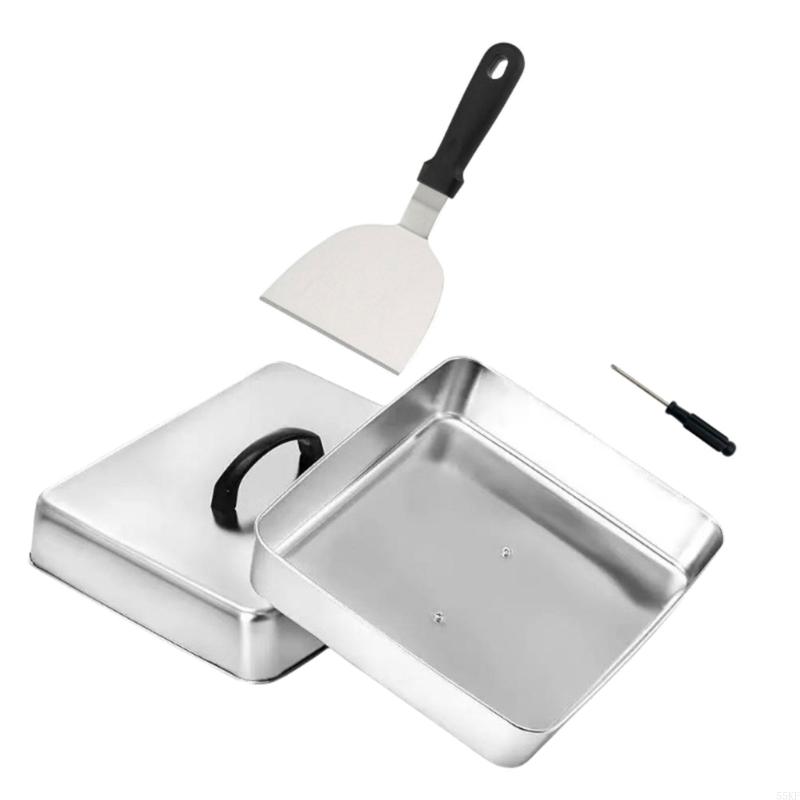 Metal Basting Cover with Top H - Camping Cooking Flat Top 评论和价格
