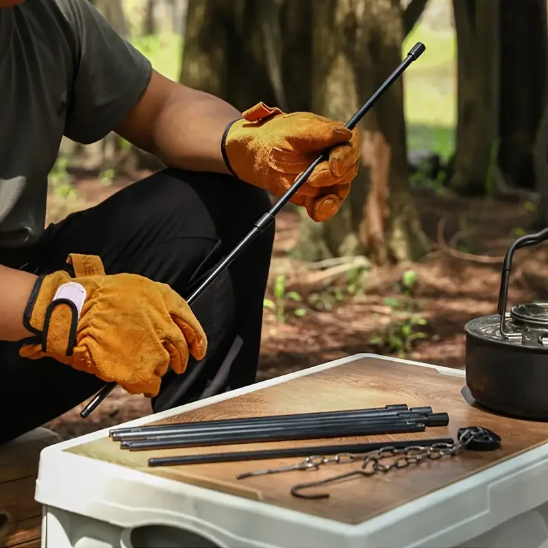 Outdoor Large Bonfire Tripod P - Camping Cooking Multi Tool 评论和价格