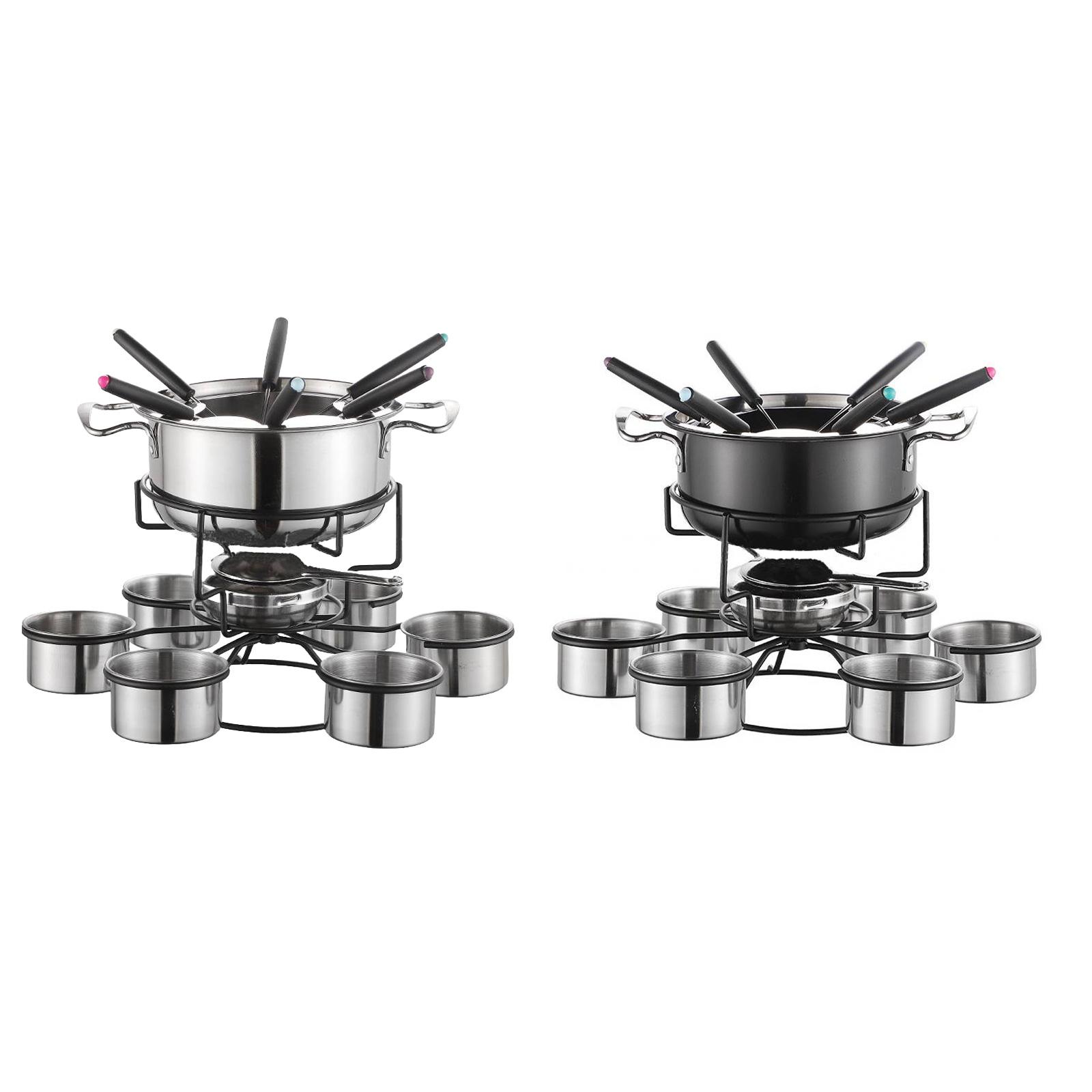 Fondue Pot Set Cooking Stove T - Camping Cooking Sets 评论和价格