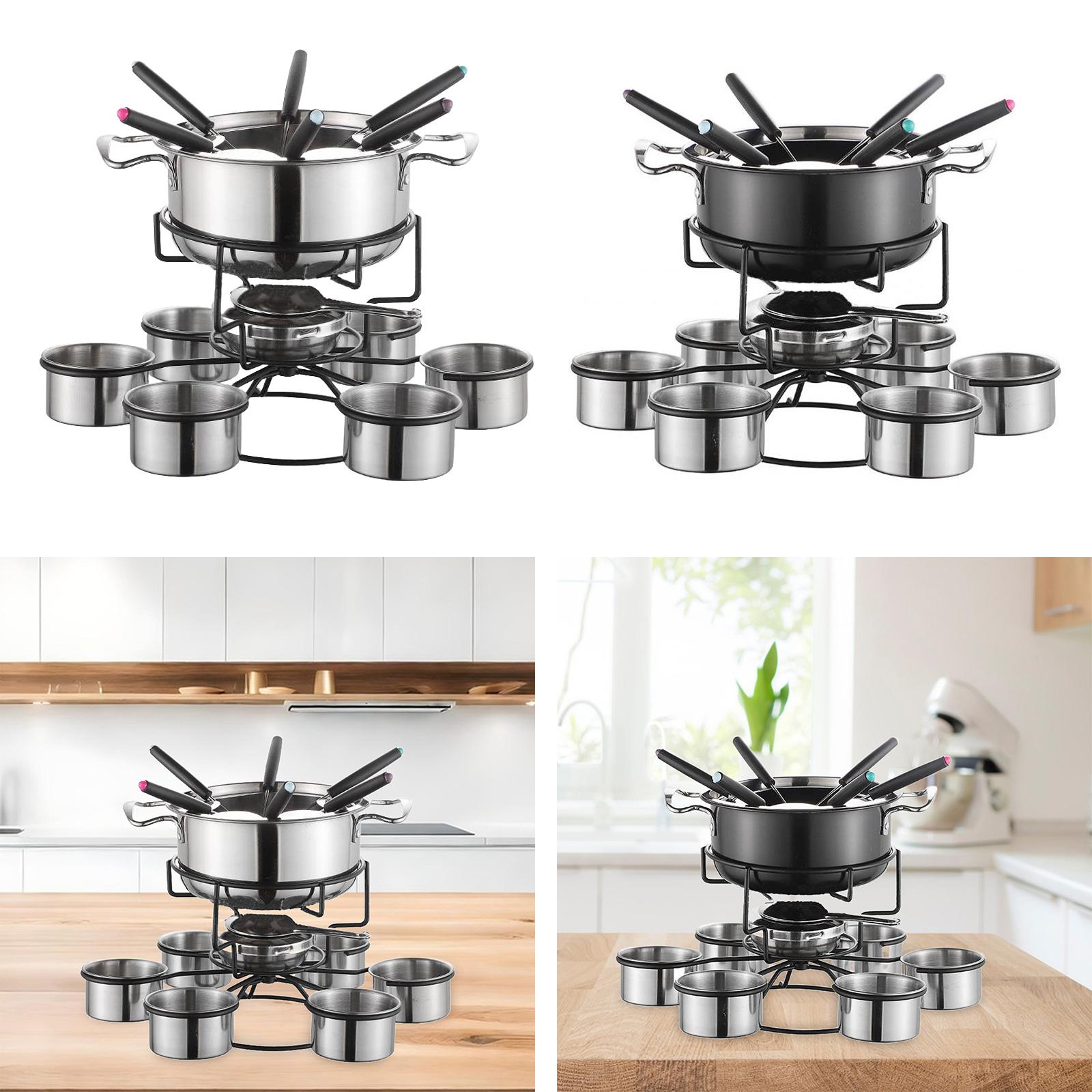 Fondue Pot Set Cooking Stove T - Camping Cooking Sets 评论和价格