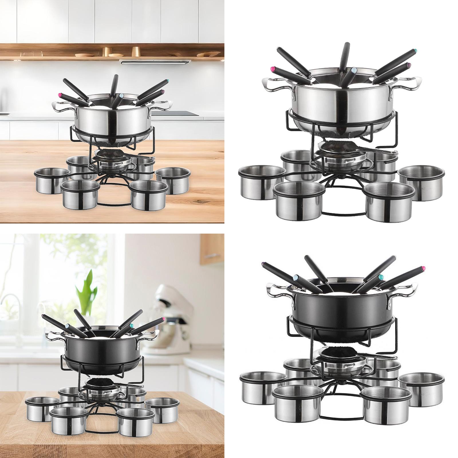 Fondue Pot Set Cooking Stove T - Camping Cooking Sets 评论和价格