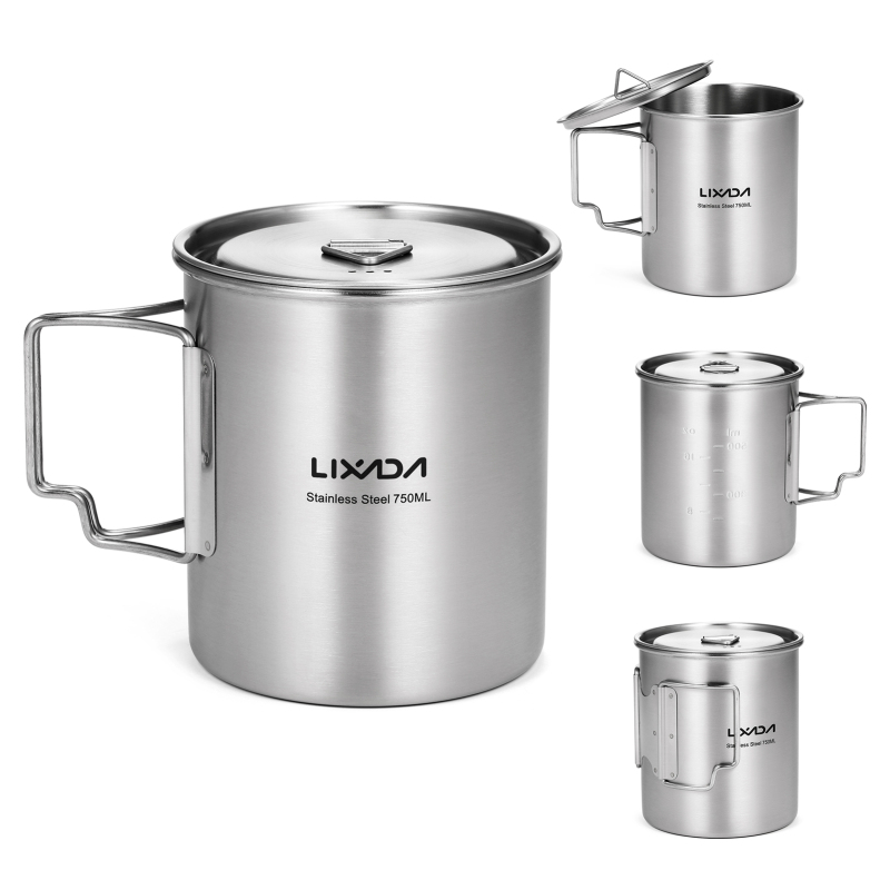 Lixada 750ml Cup Outdoor Stain - Camping Cooking Backpack 评论和价格