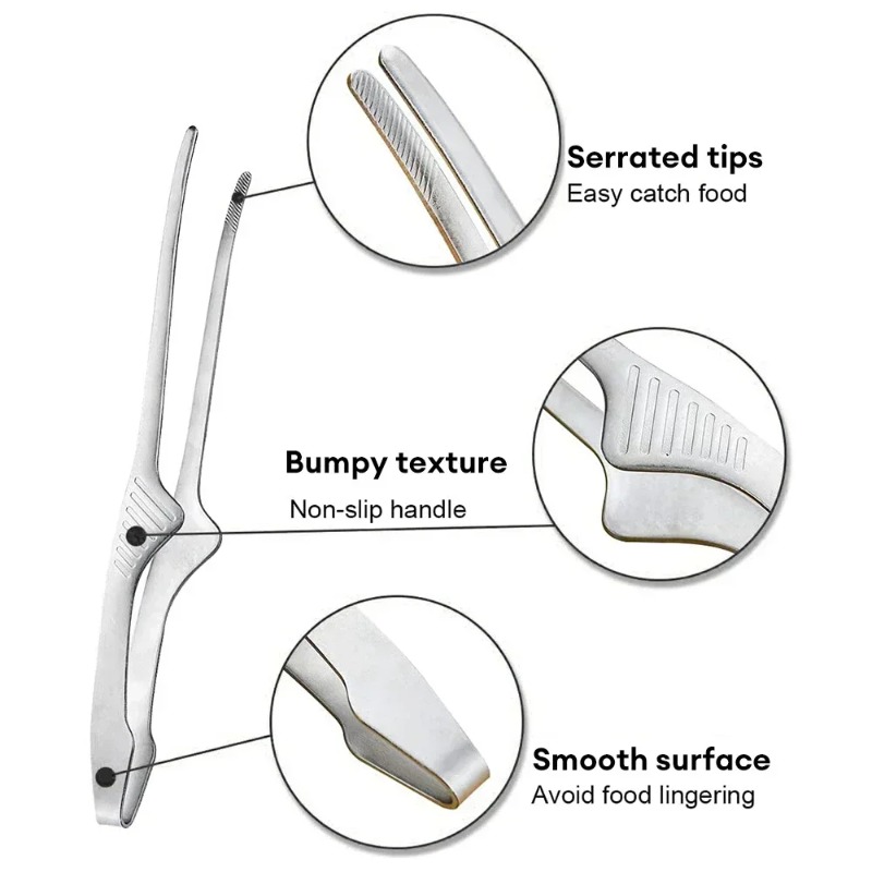 1/2Pcs 24cm Stainless Steel Fo - Camping Cooking Accessories Set 评论和价格