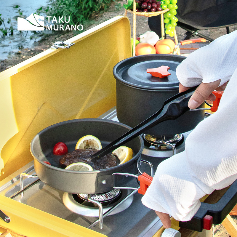 Camping Cookware Set Outdoor C - Camping Cooking Backpack 评论和价格