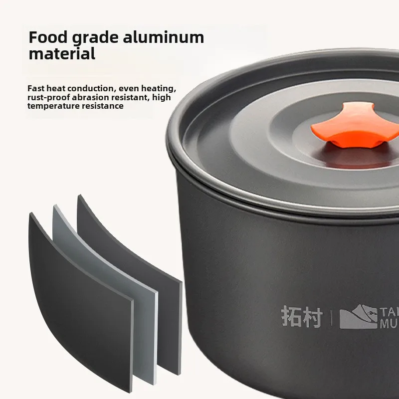 Camping Cookware Set Outdoor C - Camping Cooking Backpack 评论和价格