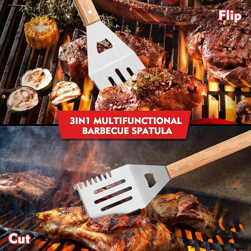 3pcs BBQ Utensils BBQ Grill To - Camping Cooking Accessories Set 评论和价格