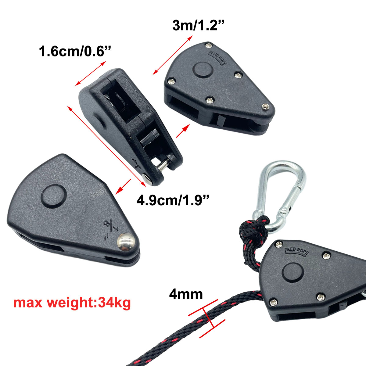 4mm Camping Tent Tie Down Rope - Camping Cooking Hanger 评论和价格