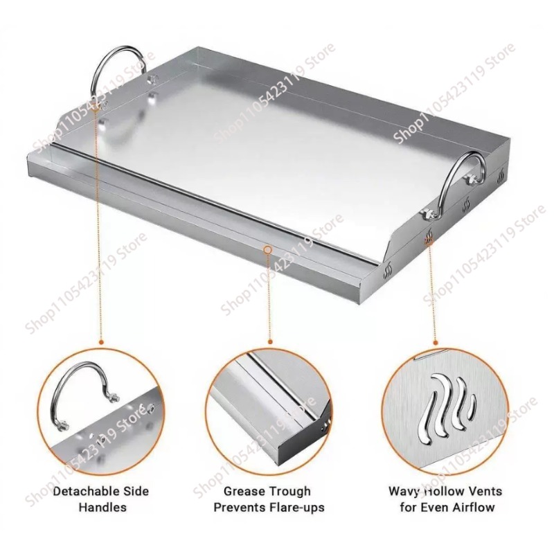 Stainless Steel Griddle BBQ To - Camping Cooking Flat Top 评论和价格