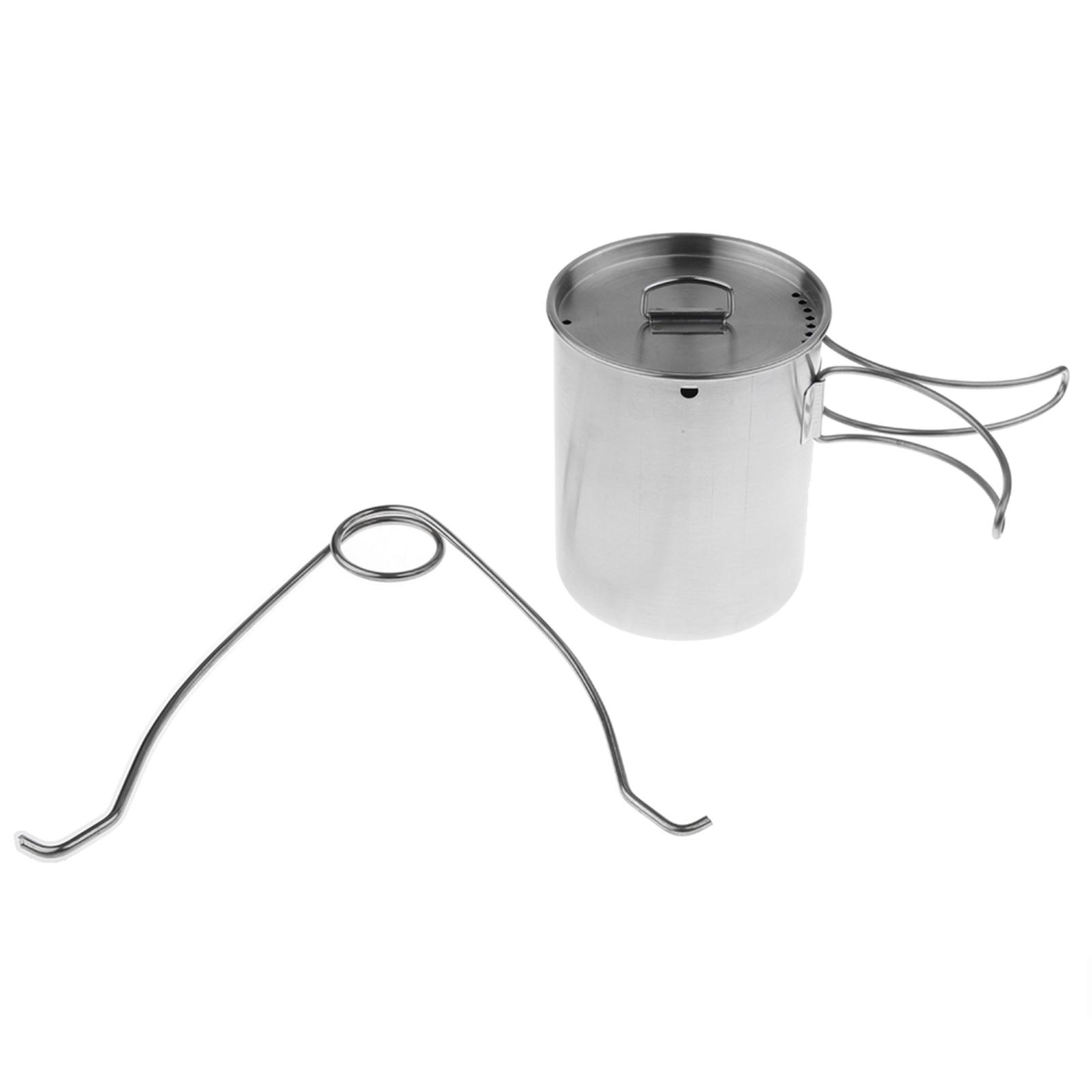 Ultralight Backpacking Kettle  - Camping Cooking Hanger 评论和价格