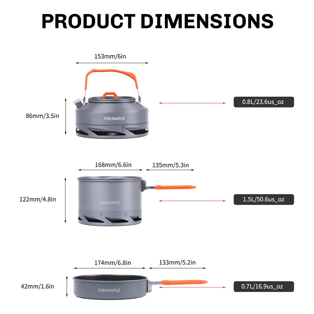 Fire Maple Camping Cookware Ut - Camping Cooking All In One 评论和价格