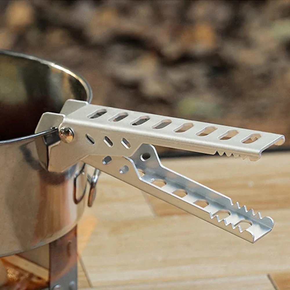 Aluminium Anti-hot Alloy Clip  - Camping Cooking Utensil Holder 评论和价格