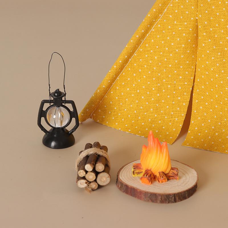 **1 Set 1/12 Doll House Outdoo - Camping Cooking Accessories Set 评论和价格