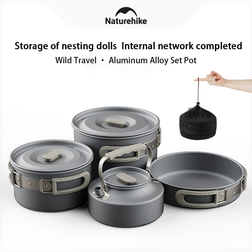 Naturehike Outdoor Pot Set,Cam - Camping Cooking Sets 评论和价格