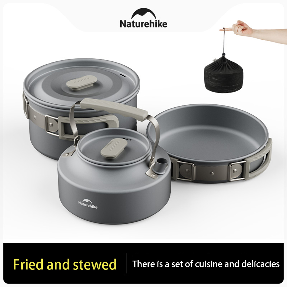 Naturehike Outdoor Pot Set,Cam - Camping Cooking Sets 评论和价格