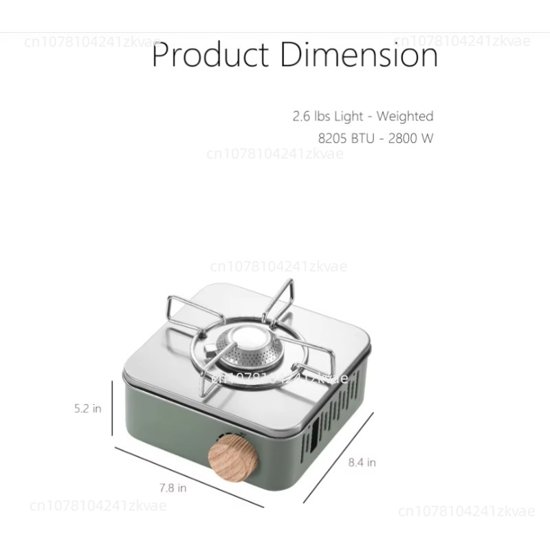 Butane Camping Stove with Port - Camping Cooking Gas Stove Portable Tool 评论和价格
