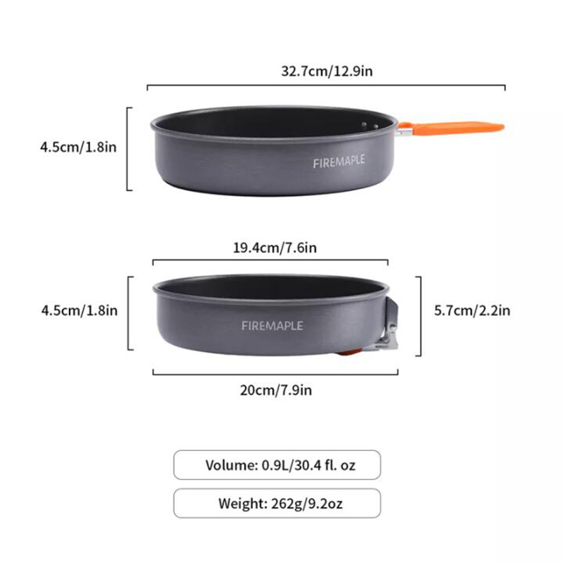 Fire Maple Frying Pan, Outdoor - Camping Cooking Vegetables 评论和价格