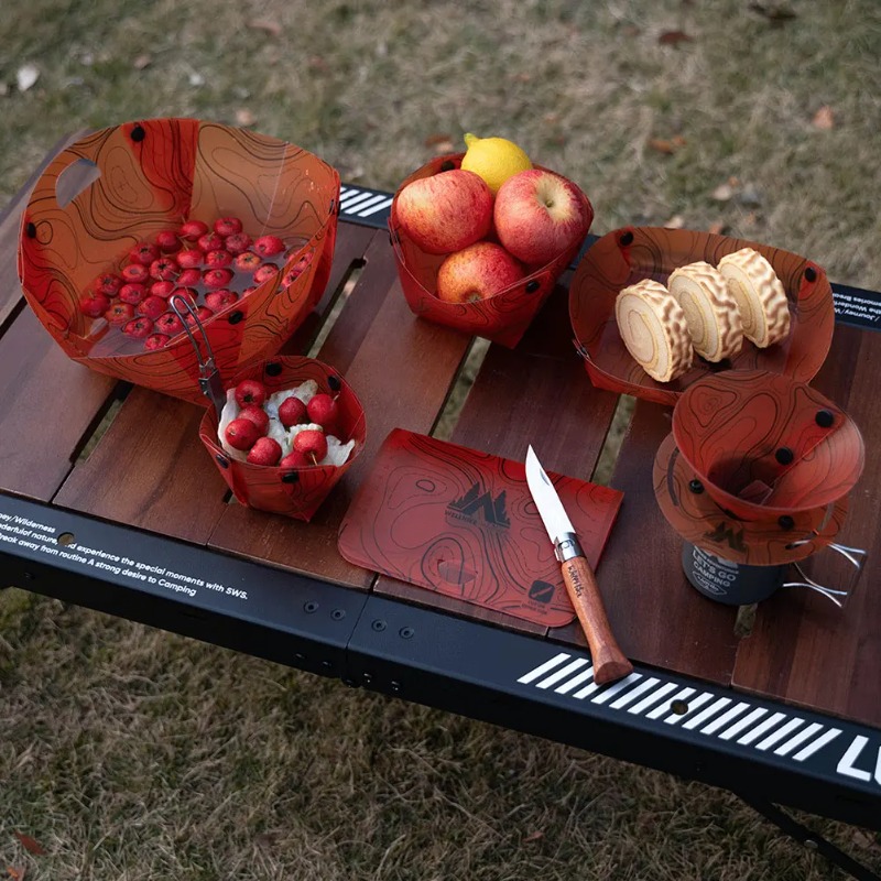 Foldable Camping Tableware Por - Camping Cooking Pack 评论和价格